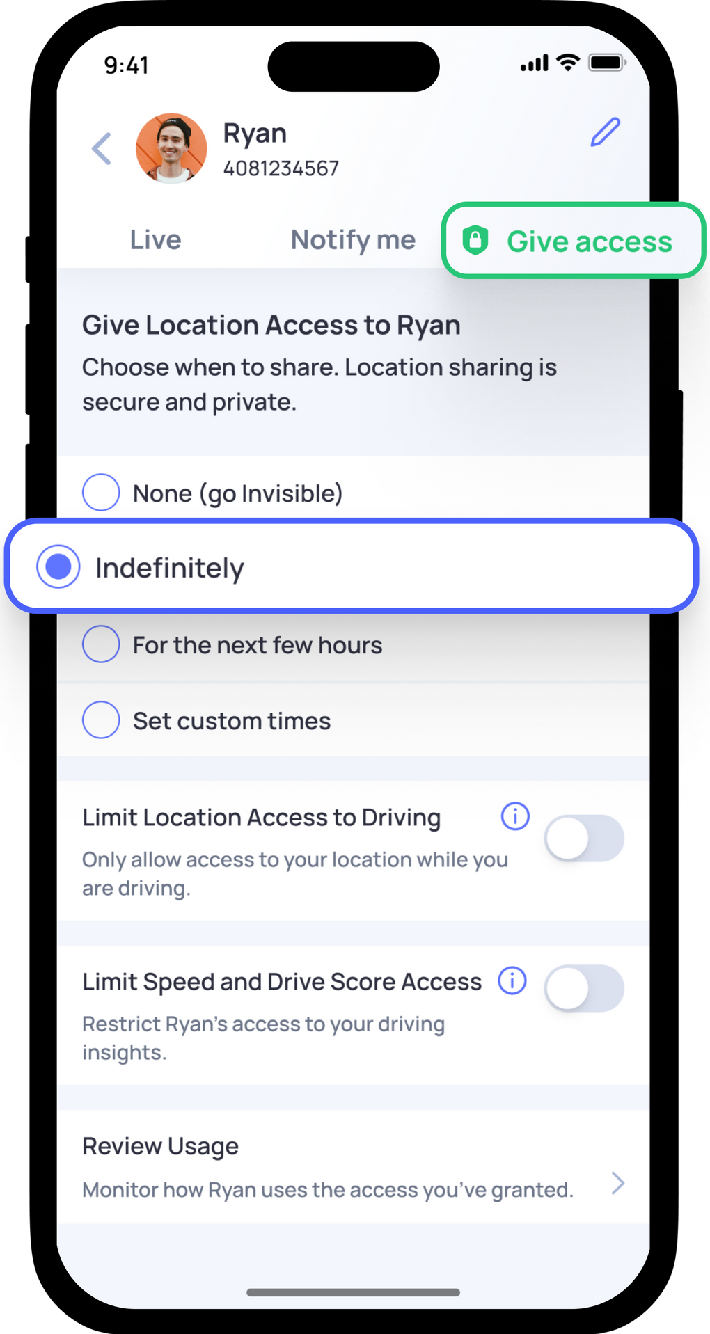 Total Control Over Your Location Sharing Privileges